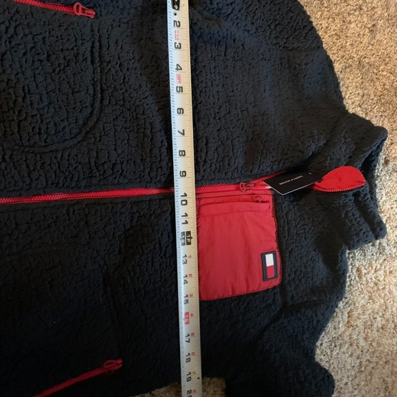 Tommy Hilfiger NWT fleece zip-front jacket - Picture 9 of 10